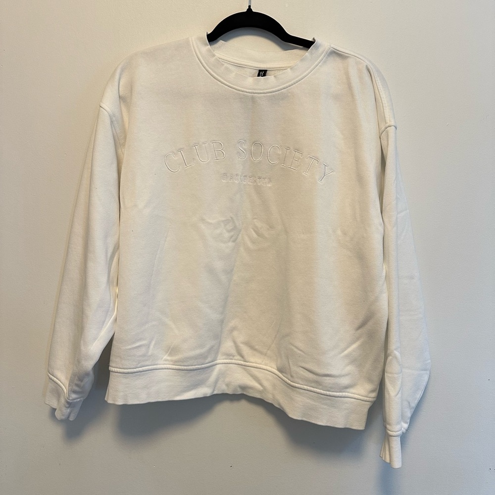 white H&M crewneck!